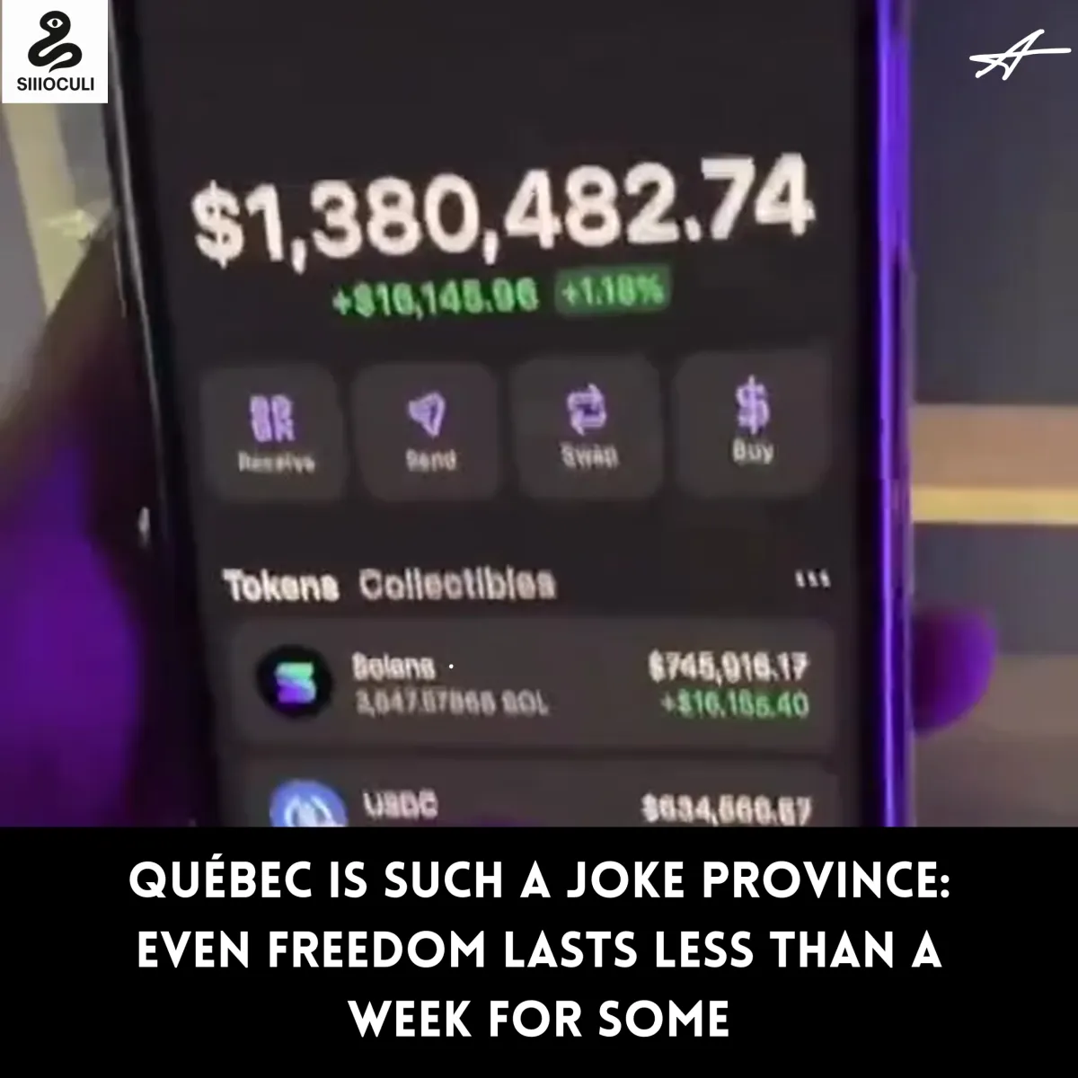 Québec Is Such a Joke Province: Even Freedom Lasts Less Than a Week for Some